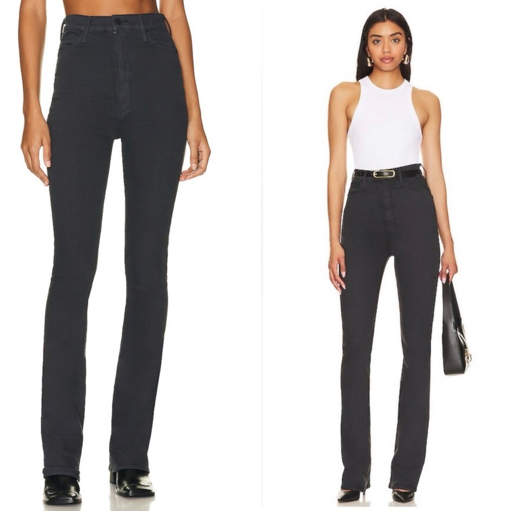 High-Rise Straight Leg Women’s Jeans - Black